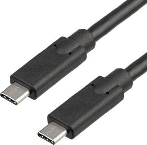 Kabel USB Akyga USB-C - USB-C 1 m Czarny (AK-USB-25) 1