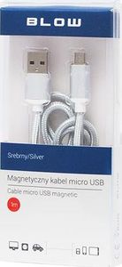 Kabel USB Blow USB-A - 1 m Biały (66-106#) 2