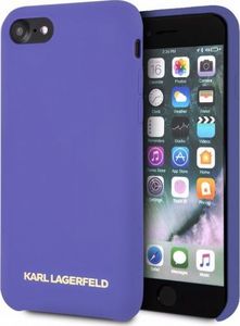 Karl Lagerfeld KARL LAGERFELD HARD CASE SILICONE KLHCI8SLVOG IPHONE 7 8 FIOLETOWY standard 1