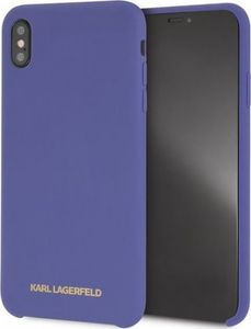 Karl Lagerfeld KARL LAGERFELD HARD CASE SILICONE KLHCI65SLVOG IPHONE XS MAX FIOLETOWY standard 1