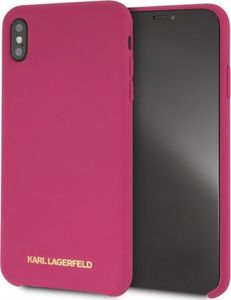 Karl Lagerfeld KARL LAGERFELD HARD CASE SILICONE KLHCI65SLROG IPHONE XS MAX RÓŻOWY standard 1