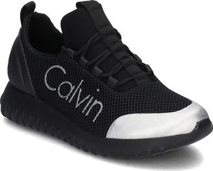Calvin Klein Calvin Klein Jeans Reika - Sneakersy Damskie - R0666 BLACK/SILVER 38 3