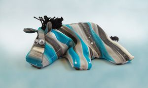 The Clay and Paint Factory Farba do Tkanin 30 ml Ciemno Zielona 3