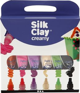 Creativ Company Pasta Silk Clay 6x35 ml kol. Uzupełn. 1
