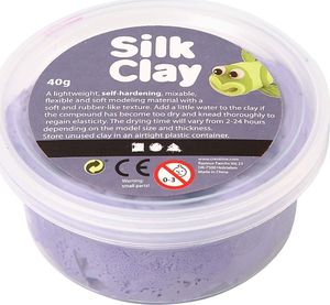 Creativ Company Masa Silk Clay Fioletowa 40 g 1