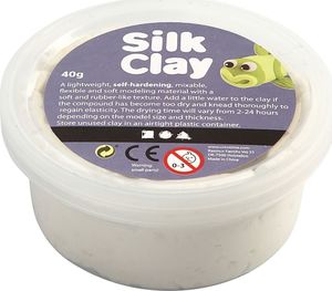 Creativ Company Masa Silk Clay Biała 40 g 1