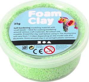 Creativ Company Masa Foam Clay Neonowo Zielona 35 g 1
