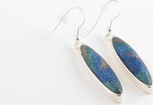 The Clay and Paint Factory Kolczyki Długi Owal 39x10 mm 2