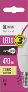 Emos 6W, 470lm, 2700K, E14 (ZQ3220) 2