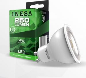 Inesa Żarówka LED LED Spot 4W 250lm 3000K 38° GU10 G3 60577 INESA 1