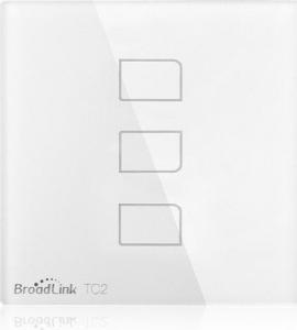 BroadLink Trójkanałowy wyłącznik ścienny dotykowy TC2-3 (TC2-3-EU) 1