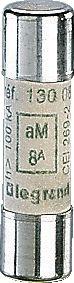 Legrand Wkładka bezpiecznikowa cylindryczna 10x38mm 2A aM 500V HPC (013002) 1