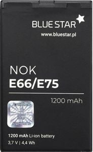 Bateria Blue Star BlueStar Battery Nokia E66 E75 C5-03 3120 Classic 8800 Arte Saphire 1200 mAh Li-Ion Analog BL-4U 1