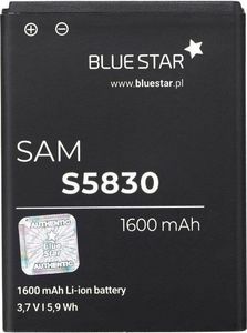 Bateria Blue Star BlueStar Battery Samsung S5660 Gio S5670 Fit S5830 Ace Li-Ion 1600 mAh Analog EB494358VU 1
