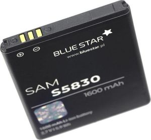 Bateria Blue Star BlueStar Battery Samsung S5660 Gio S5670 Fit S5830 Ace Li-Ion 1600 mAh Analog EB494358VU 3