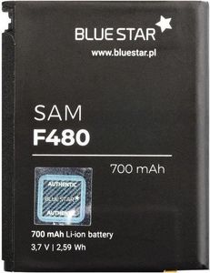 Bateria Blue Star BlueStar Battery Samsung F480 F488 Li-Ion 700 mAh Analog AB553446CE 1