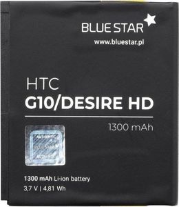 Bateria Blue Star BlueStar Battery HTC Desire HD Li-Ion 1300 mAh Analog BA S470 1