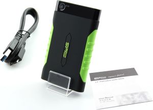 Dysk zewnętrzny HDD Silicon Power Armor A15 1TB Czarno-zielony (SP010TBPHDA15S3K) 2