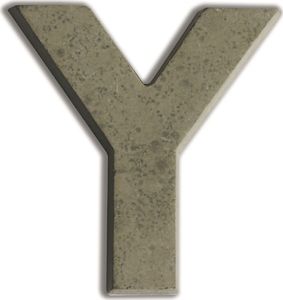 Aladine Litera Y z betonu H:5 cm 1
