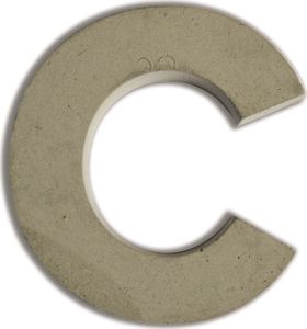 Aladine Litera C z betonu H:7,6 cm 1
