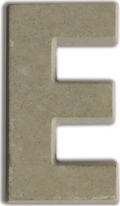 Aladine Litera E z betonu H:7,6 cm 1
