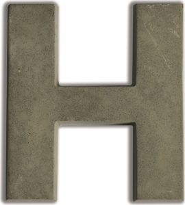 Aladine Litera H z betonu H:7,6 cm 1
