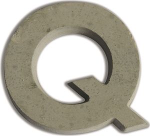 Aladine Litera Q z betonu H:7,6 cm 1