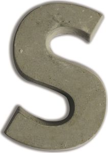 Aladine Litera S z betonu H:7,6 cm 1
