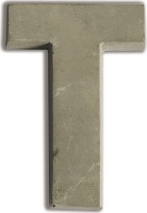 Aladine Litera T z betonu H:7,6 cm 1