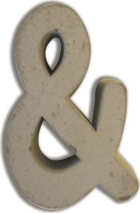 Aladine Znak & z betonu H:7,6 cm 1