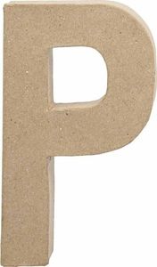 Creativ Company Litera P z papier-mache H: 20,5 cm 1