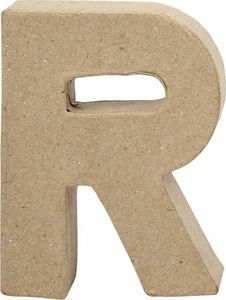 Creativ Company Litera R z papier-mache H: 10 cm 1