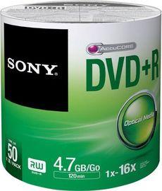 Sony DVD+R 4.7 GB 16x 50 sztuk (50DPR47SB) 1