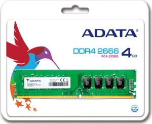 Pamięć ADATA Premier, DDR4, 4 GB, 2666MHz, CL19 (AD4U2666W4G19-R) 2