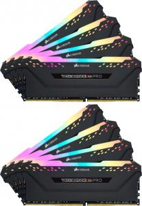 Pamięć Corsair Vengeance RGB PRO, DDR4, 64 GB, 3200MHz, CL16 (CMW64GX4M8C3200C16) 1