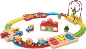 Hape Zestaw tory tęczowe puzzle 3