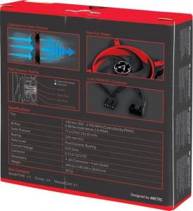 Wentylator Arctic BioniX P140 Czerwony (ACFAN00127A) 7