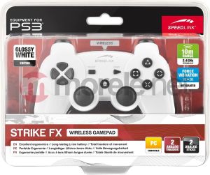 Pad Speedlink Strike FX Wireless Gamepad PC/PS3 Biały (SL-4443-WE) 4