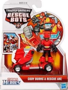 Figurka Hasbro Transformers Rescue Bots - Cody i Topór Strażacki (34351) 4