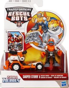 Figurka Hasbro Transformers Rescue Bots - Sawyer + Wyciągarka (33031) 8