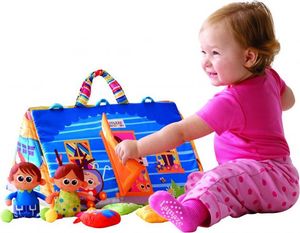 Lamaze MATA EDUKACYJNA LAMAZE DOMEK 3w1 DŹWIĘKI + ŚWIATŁO LC27125 uniwersalny 13