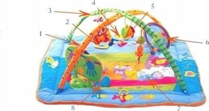 Tiny Love MATA EDUKACYJNA TINY LOVE PLAC ZABAW KICK PLAY uniwersalny 9