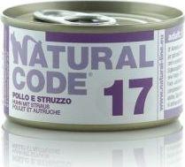 Natural Line s.r.l Karma mokra 17 z kurczakiem i strusiem sos 85g 1