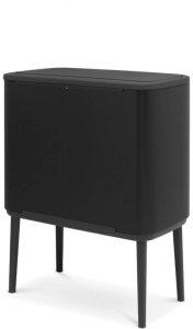 Kosz na śmieci Brabantia Kosz 33L (3x11) BO touch bin - MATT BLACK BRB 4