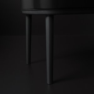 Kosz na śmieci Brabantia Kosz 33L (3x11) BO touch bin - MATT BLACK BRB 9