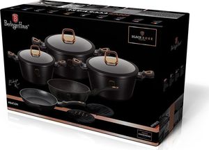 Berlinger Haus Zestaw garnków Black Rose 10 elementów (BH-1645) 2
