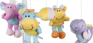 Sun Baby Pluszowa karuzela do łóżeczka ze zwierzątkami 2