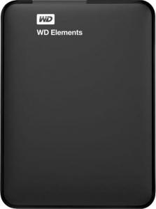 Dysk zewnętrzny HDD WD Elements Portable 1TB Czarno-biały (WDBUZG0010BBK) 1