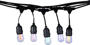 Eko-Light GIRLANDY Z KOLOROWĄ ŻARÓWKĄ 2