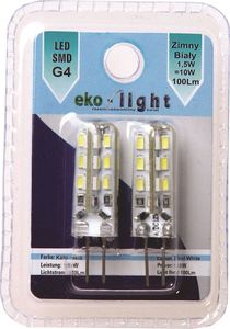 Eko-Light 1,5W G4 12V. Barwa: Ciepły 1